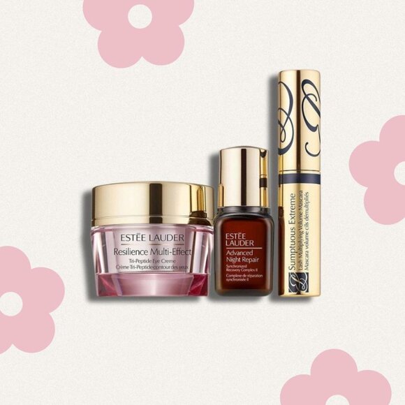 Estee Lauder Beautiful Eyes Smooth + Glow 3-Pcs Set/New with Box - Picture 3 of 7